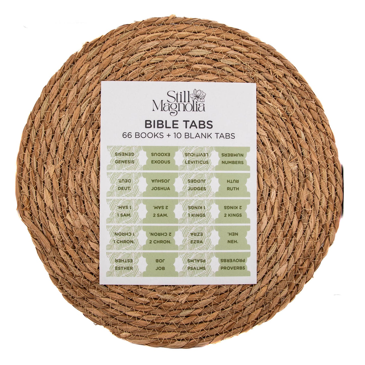Bible Tabs - Leafy Luxe Pattern