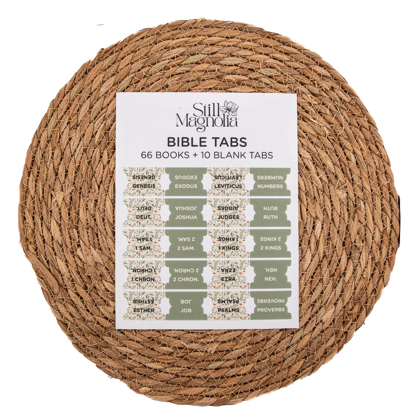Bible Tabs - Meadow Breeze Pattern