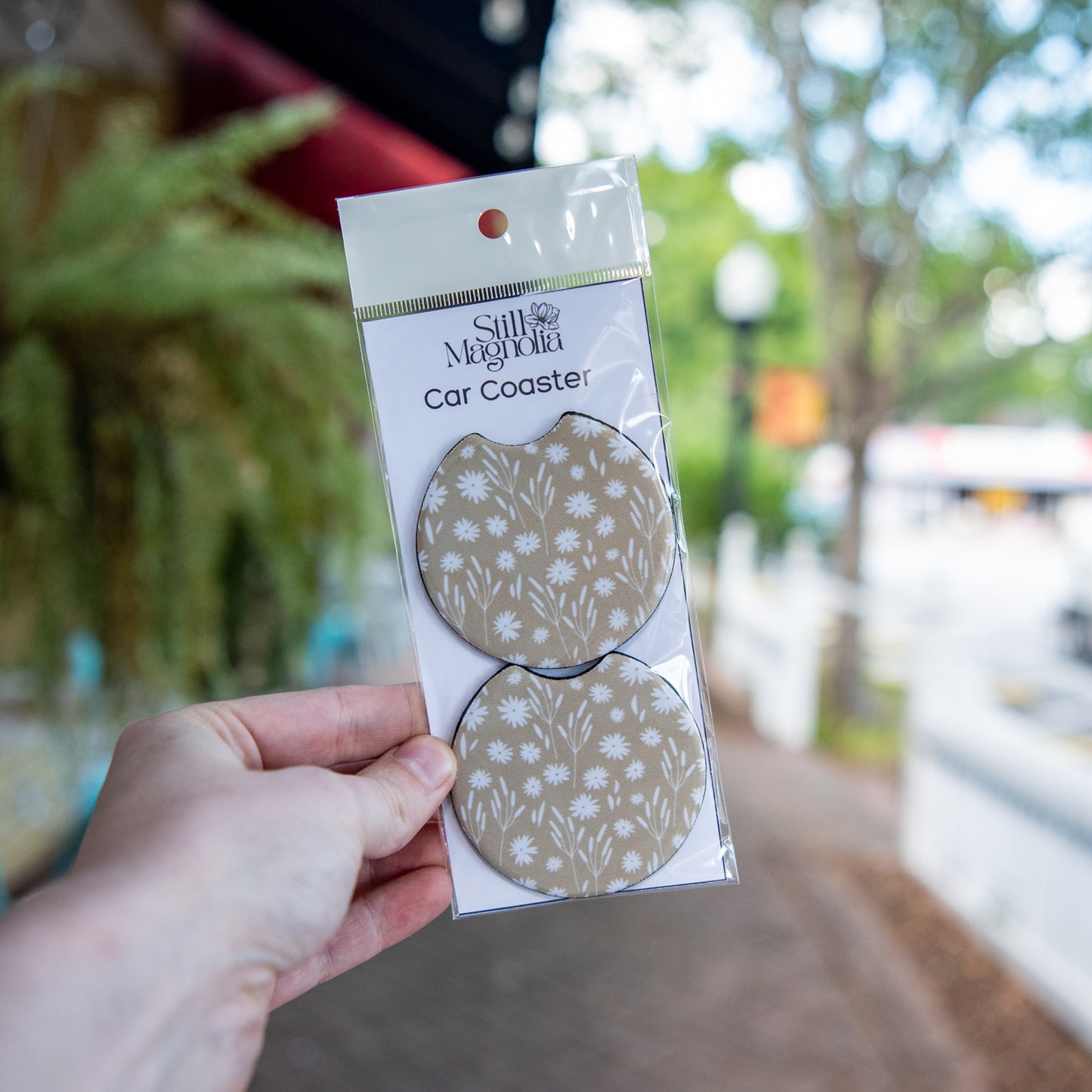 Car Coasters - Daisy Daydream Pattern