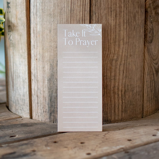 Take It to Prayer - Notepad
