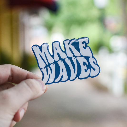 Make Waves - Sticker
