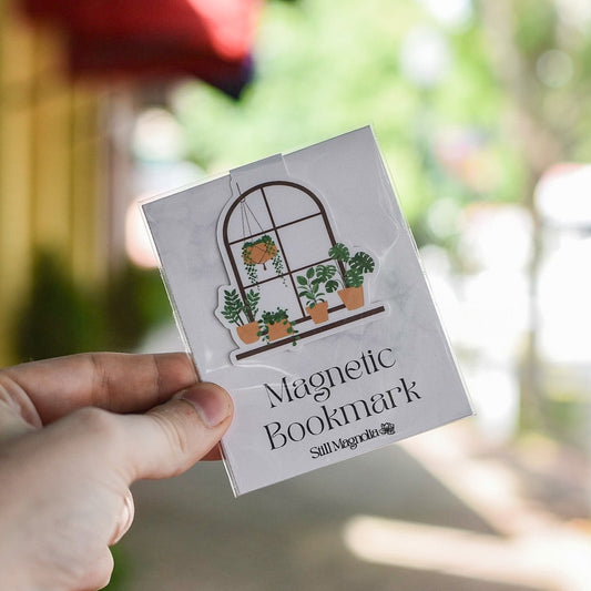 Window with Plants  - Magnetic Bookmark