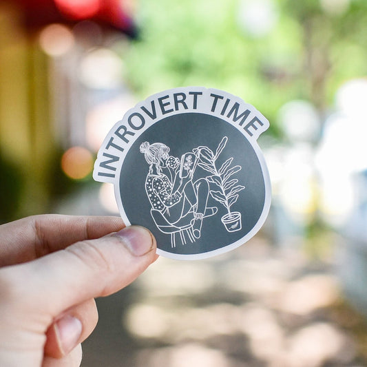 Introvert Time - Sticker