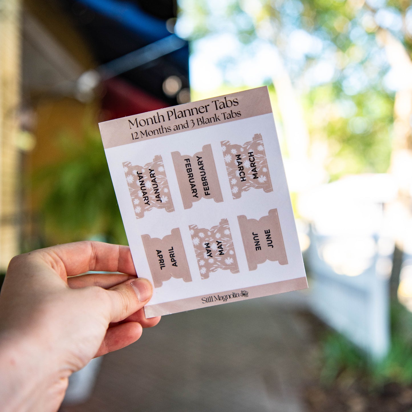 Daisy Daydream Planner Tabs  - Sticker Sheet