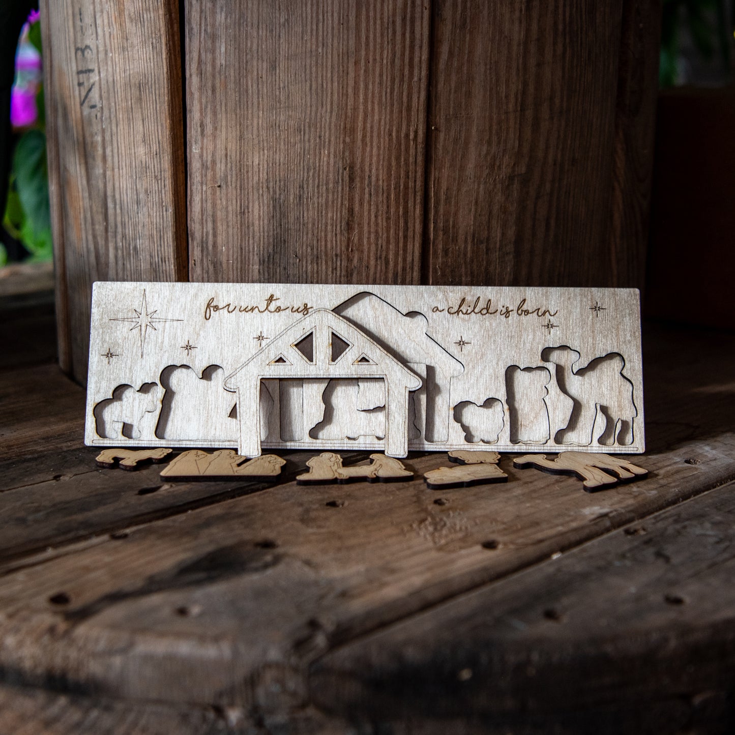 Nativity Wood Puzzle