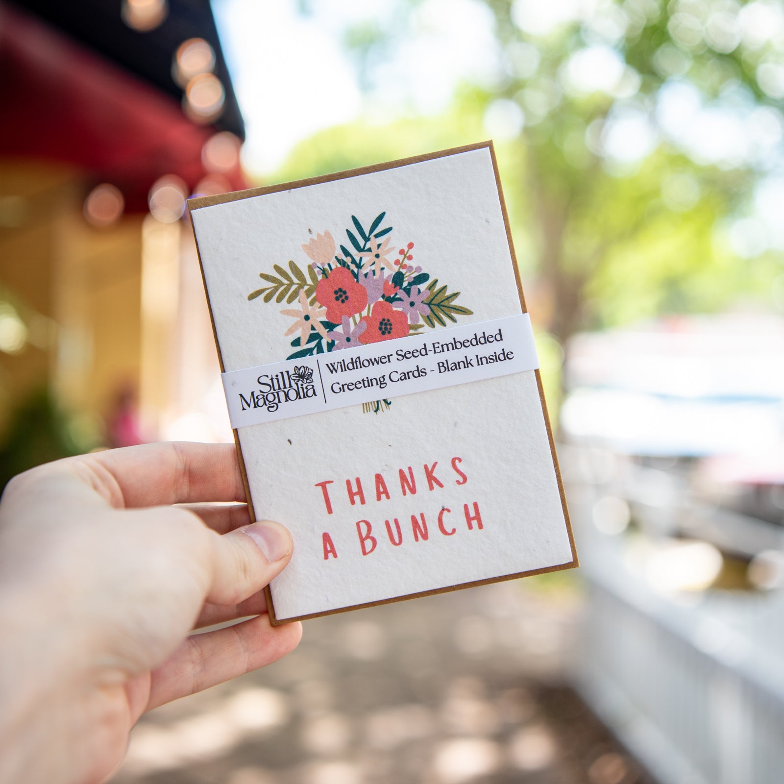 cards with flower seeds in them Thanks a Bunch