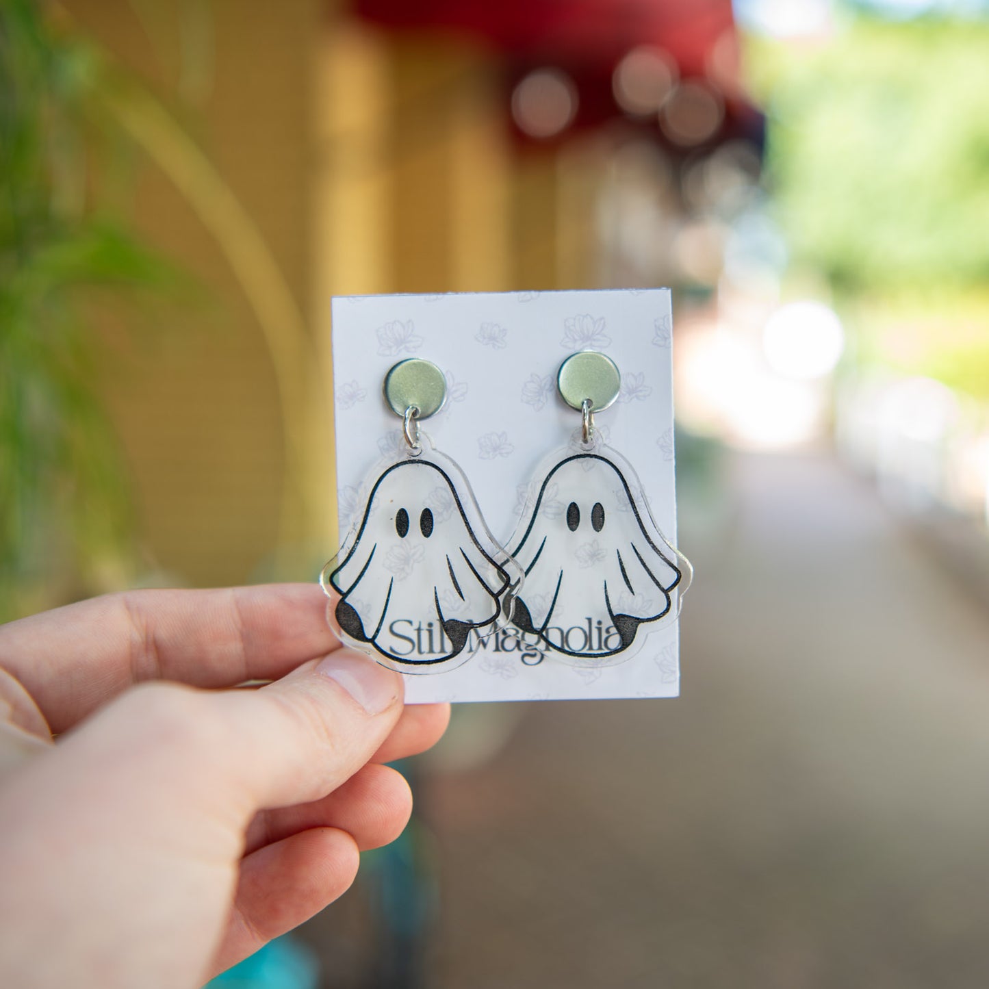 Transparent Ghost Earrings