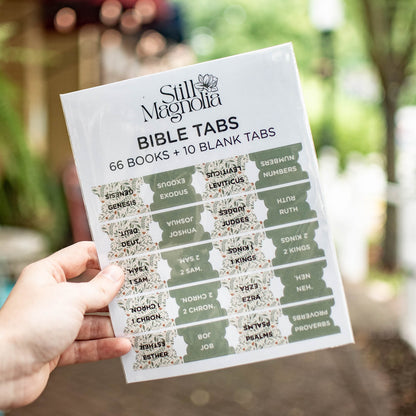 Bible Tabs - Meadow Breeze Pattern