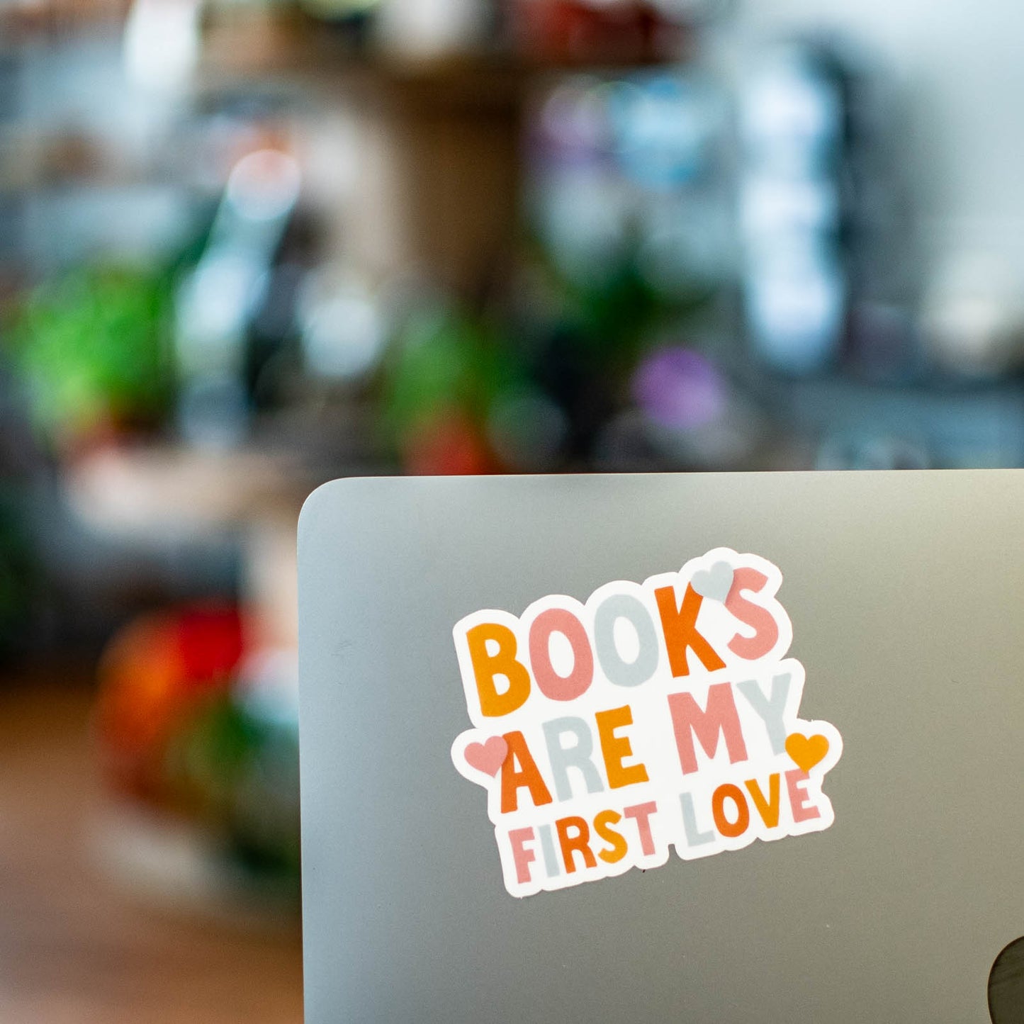 Books are my First Love - Sticker