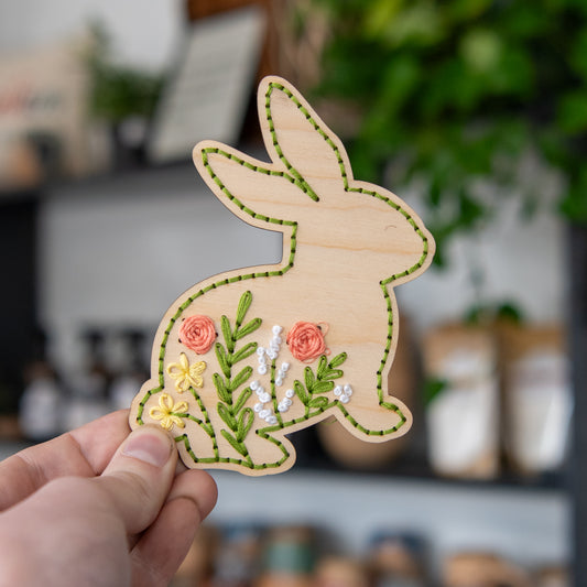 Spring Bunny Embroidery Kit