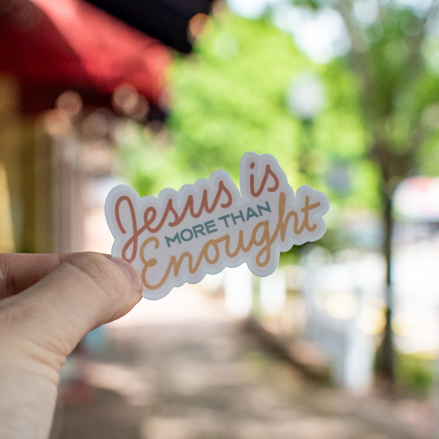 Jesus is More Than Enough - Sticker