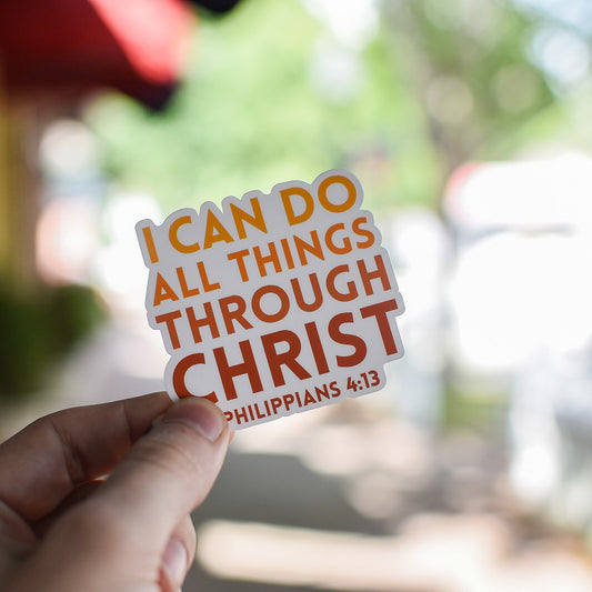 I can do all things- Sticker