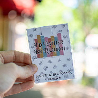 I'd Rather Be Reading - Magnetic Bookmark