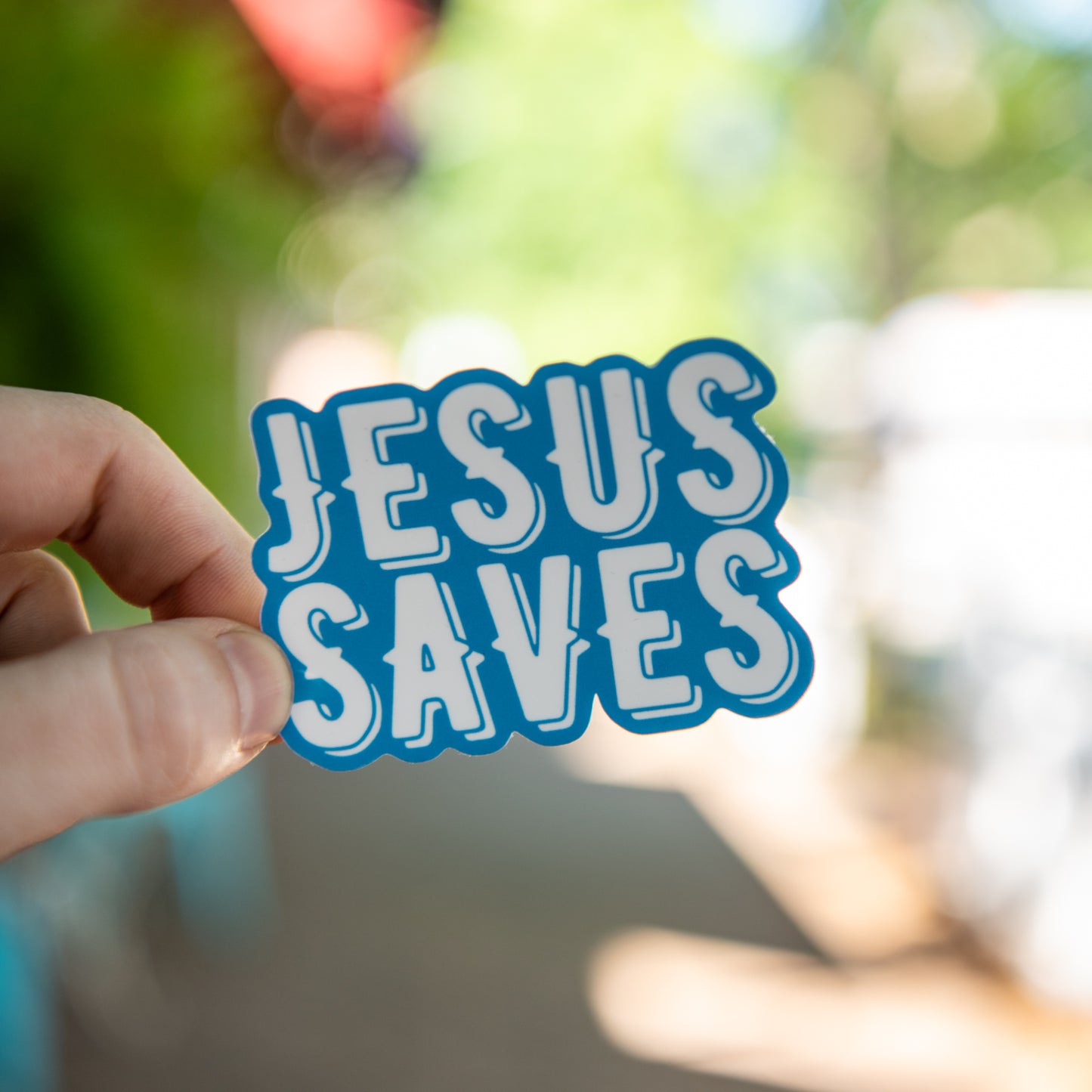 Jesus Saves - Sticker