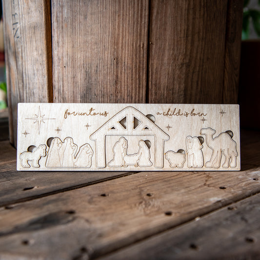 Nativity Wood Puzzle