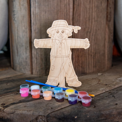 Fall Scarecrow - Kids Painting Kit