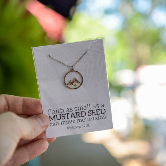 Mustard Seed Necklace - Round